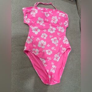 No Boundaries Pink Floral One-Piece Swimsuit
